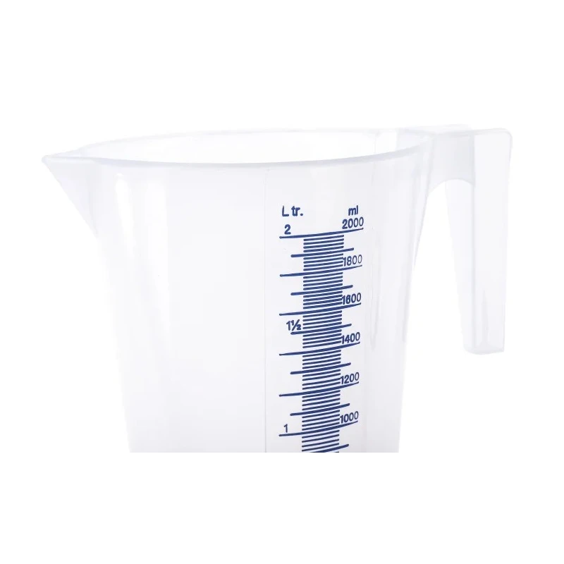 RS PRO Polypropylene 2L Laboratory Beaker with Graduated Measuring Scale 190mm Height United Kingdom 263-2564