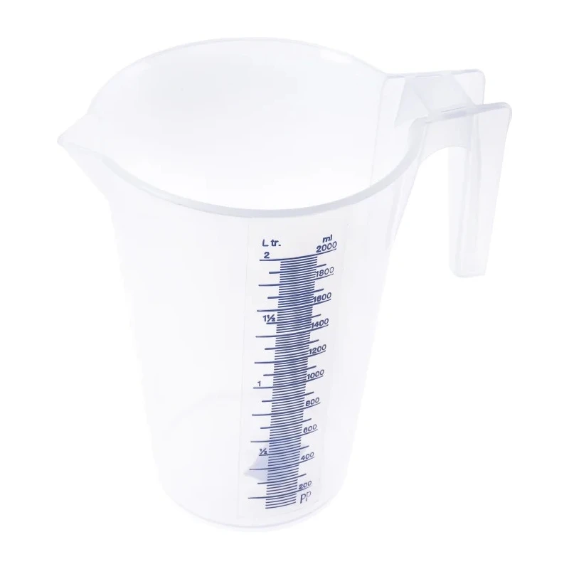 RS PRO Polypropylene 2L Laboratory Beaker with Graduated Measuring Scale 190mm Height United Kingdom 263-2564