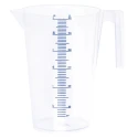 RS PRO Polypropylene Laboratory Measuring Jug 3L Capacity 212 mm Length Model 263-2570