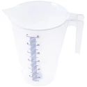 RS PRO Polypropylene Laboratory Measuring Jug 3L Capacity 212 mm Length Model 263-2570