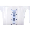 RS PRO Polypropylene Laboratory Measuring Jug 3L Capacity 212 mm Length Model 263-2570