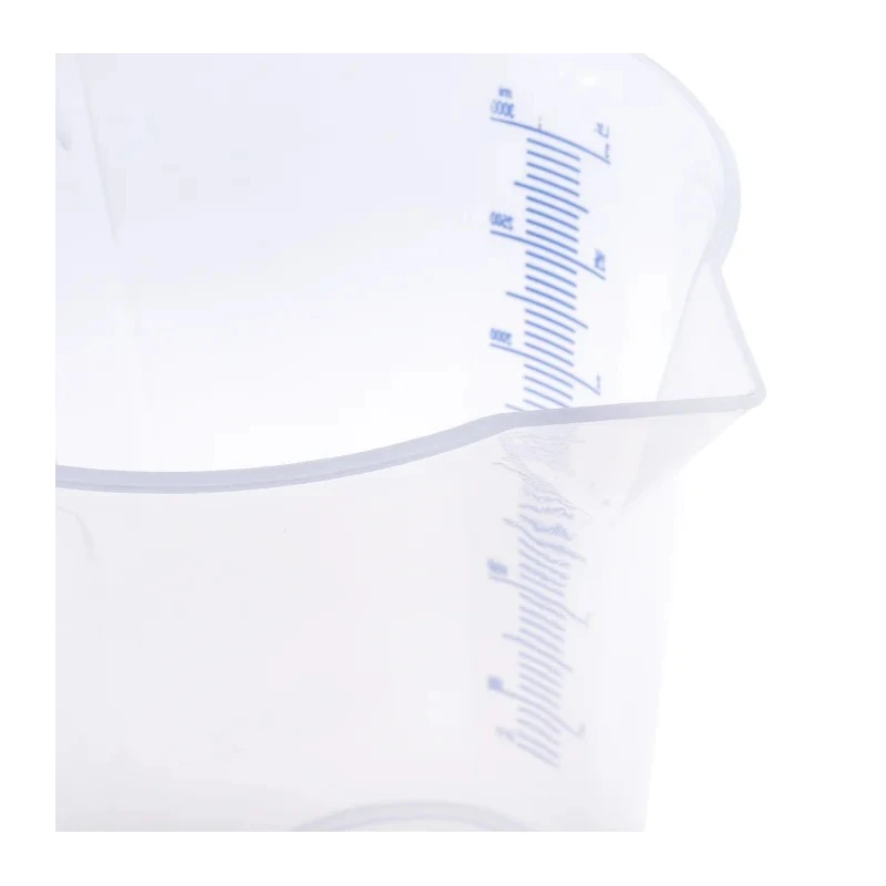 RS PRO Polypropylene Laboratory Measuring Jug 3L Capacity 212 mm Length Model 263-2570