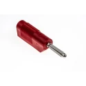RS PRO Red Male Banana Plug 4 mm Connector Screw Termination 60V dc 30A Nickel Plating 930729101