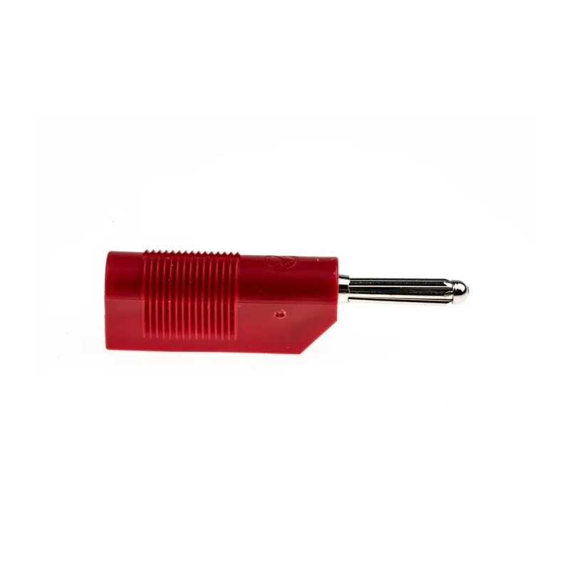 RS PRO Red Male Banana Plug 4 mm Connector Screw Termination 60V dc 30A Nickel Plating 930729101