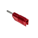 RS PRO Red Male Banana Plug 4 mm Connector Screw Termination 60V dc 30A Nickel Plating 930729101