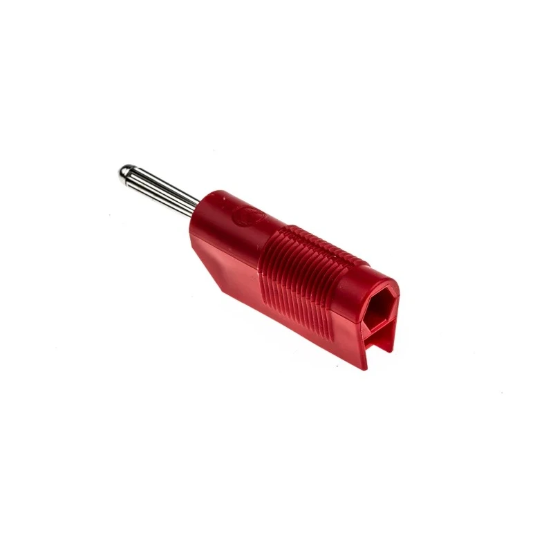 RS PRO Red Male Banana Plug 4 mm Connector Screw Termination 60V dc 30A Nickel Plating 930729101