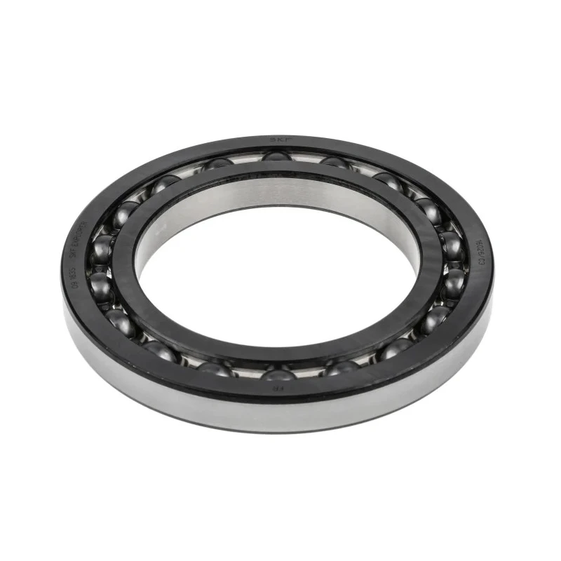 SKF Single Row Deep Groove Ball Bearing 130 mm ID, 200 mm OD, Race Width 22 mm, Sheet Metal Cage, Steel Balls 16026/C3