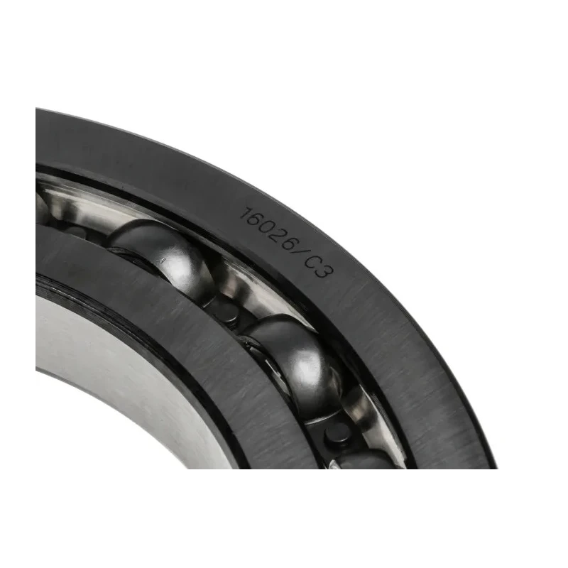 SKF Single Row Deep Groove Ball Bearing 130 mm ID, 200 mm OD, Race Width 22 mm, Sheet Metal Cage, Steel Balls 16026/C3