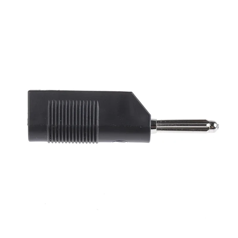 RS PRO Black Male Banana Plug 4 mm Connector Screw Termination 60V dc 30A Nickel Plating 930729100