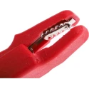 Hirschmann Test & Measurement Red Crocodile Clip, Insulated Polypropylene, Brass Contact, 25A, 9.5mm Jaw Opening 932146101