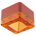 e2s Amber Beacon 230V AC/DC Flashing Surface Mount Xenon Bulb IP66 