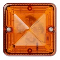 e2s Amber Beacon 230V AC/DC Flashing Surface Mount Xenon Bulb IP66 
