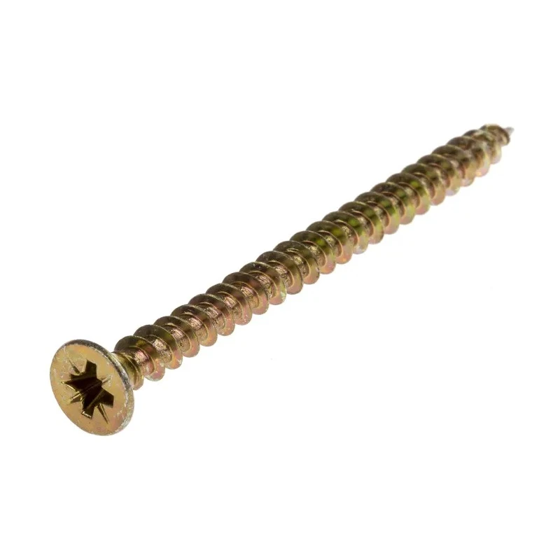 RS PRO Pozidriv Countersunk Steel Wood Screw Passivated Zinc Plated 5 mm Thread 70 mm Length 263-1959