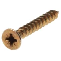 RS PRO Pozidriv Countersunk Steel Wood Screw Passivated Zinc Plated 5 mm Thread 40 mm Length 263-1937