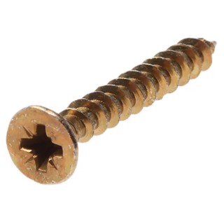RS PRO Pozidriv Countersunk Steel Wood Screw Passivated Zinc Plated 5 mm Thread 40 mm Length 263-1937
