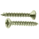 RS PRO Pozidriv Countersunk Steel Wood Screw Passivated Zinc Plated 3.5 mm Thread 25 mm Length 263-1836