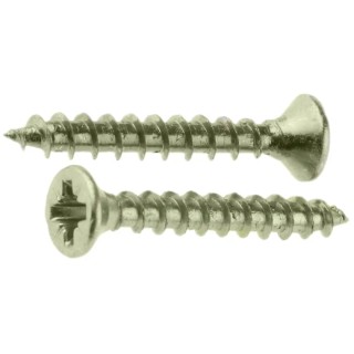 RS PRO Pozidriv Countersunk Steel Wood Screw Passivated Zinc Plated 3.5 mm Thread 25 mm Length 263-1836