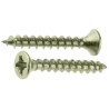 RS PRO Pozidriv Countersunk Steel Wood Screw Passivated Zinc Plated 3.5 mm Thread 25 mm Length 263-1836