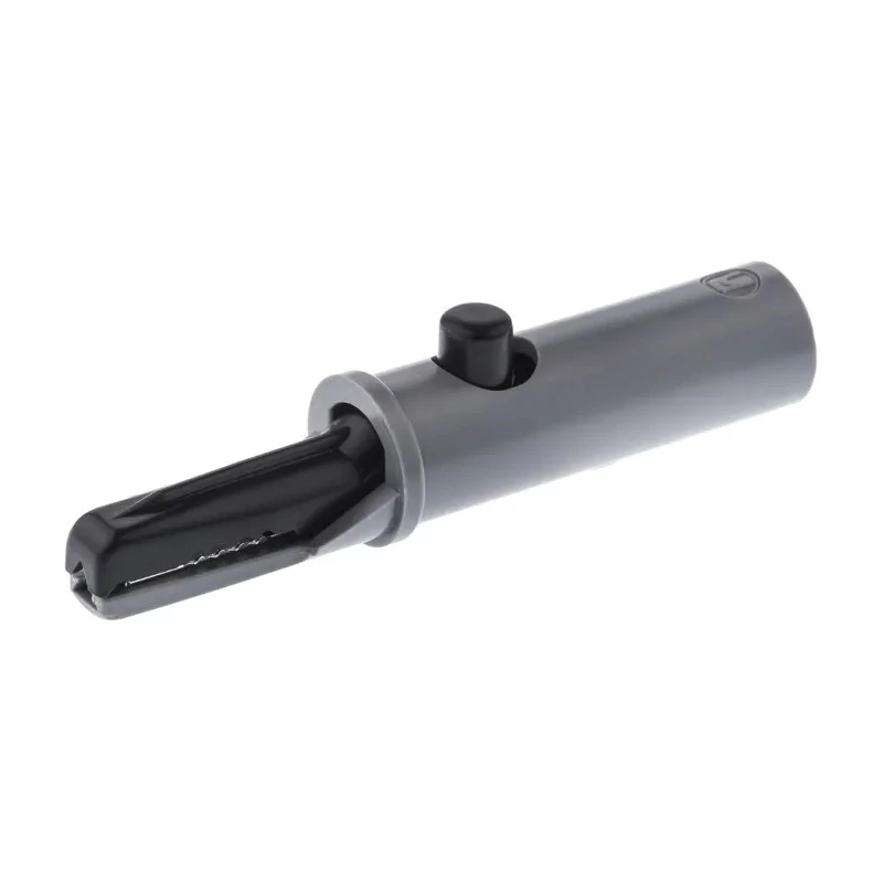 Hirschmann Test & Measurement Black Crocodile Clip Brass Contact 6A Insulated 930126100