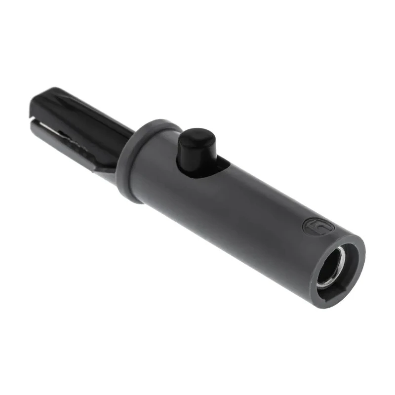 Hirschmann Test & Measurement Black Crocodile Clip Brass Contact 6A Insulated 930126100