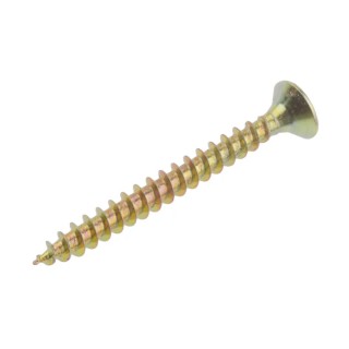 RS PRO Pozidriv Countersunk Steel Wood Screw Passivated Zinc Plated 4 mm Thread 40 mm Length 263-1864