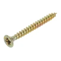 RS PRO Pozidriv Countersunk Steel Wood Screw Passivated Zinc Plated 4 mm Thread 40 mm Length 263-1864