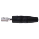 Hirschmann Test & Measurement Black Male Banana Plug 4 mm Connector Screw Termination 30 V AC 60 V DC 16 A Nickel 930046100