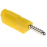 RS PRO Yellow Male Banana Plug 4 mm Connector Screw Termination 60V dc 30A Nickel Plating 930729103
