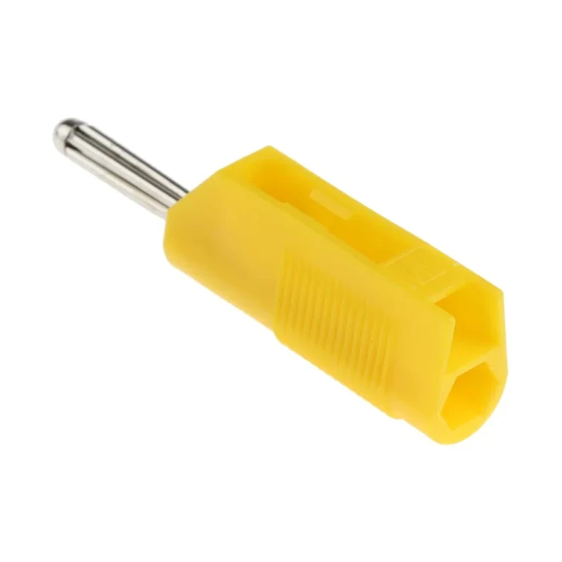 RS PRO Yellow Male Banana Plug 4 mm Connector Screw Termination 60V dc 30A Nickel Plating 930729103
