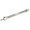 SMC Pneumatic Piston Rod Cylinder Double Acting Aluminium Alloy Body 100mm Stroke CD85