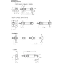 SMC 10 mm Pneumatic Piston Rod Cylinder Aluminium Alloy Body, Double Acting, Clevis Mount, 121mm Length CD85