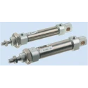 SMC 125 mm Pneumatic Piston Rod Cylinder, Double Acting, Clevis Mount, Aluminium Alloy Body, 125 mm Stroke Length CD85