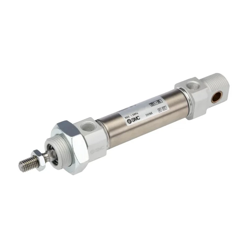 SMC 40 mm Pneumatic Piston Rod Cylinder Double Acting Clevis Mount Aluminium Alloy Body CD85