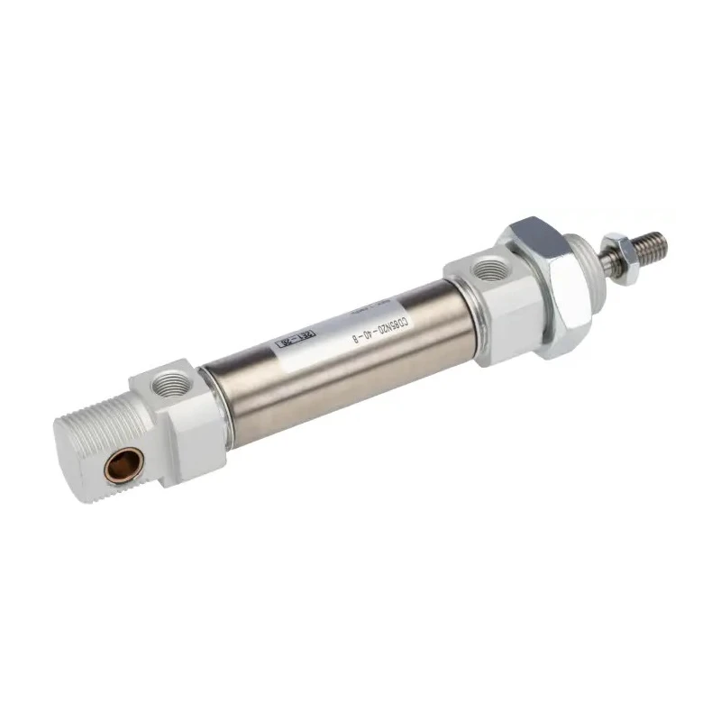 SMC 40 mm Pneumatic Piston Rod Cylinder Double Acting Clevis Mount Aluminium Alloy Body CD85