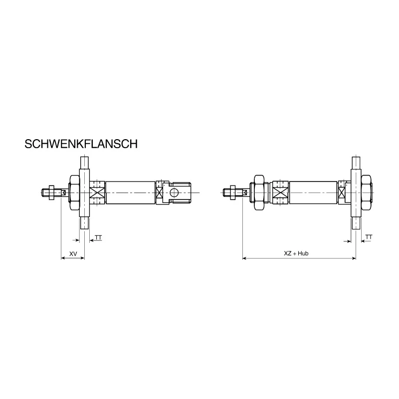 SMC Bracket BM2 Series For Use With Double-acting Cylinder BM2-025