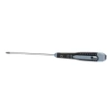 Bahco Standard Screwdriver with 2.5 mm Tip, 100 mm Blade Length, Ergonomic Bi-Material Handle, Alloy Steel Blade BE-8725