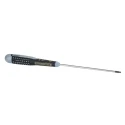 Bahco Standard Screwdriver with 2.5 mm Tip, 100 mm Blade Length, Ergonomic Bi-Material Handle, Alloy Steel Blade BE-8725
