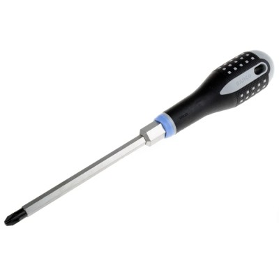 Bahco Standard Screwdriver PZ3 Tip 150 mm Blade Bi-Material Handle Alloy Steel Blade BE-8830