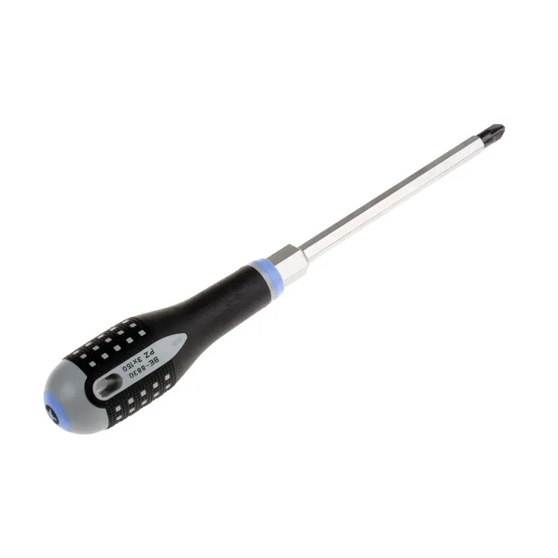 Bahco Standard Screwdriver PZ3 Tip 150 mm Blade Bi-Material Handle Alloy Steel Blade BE-8830
