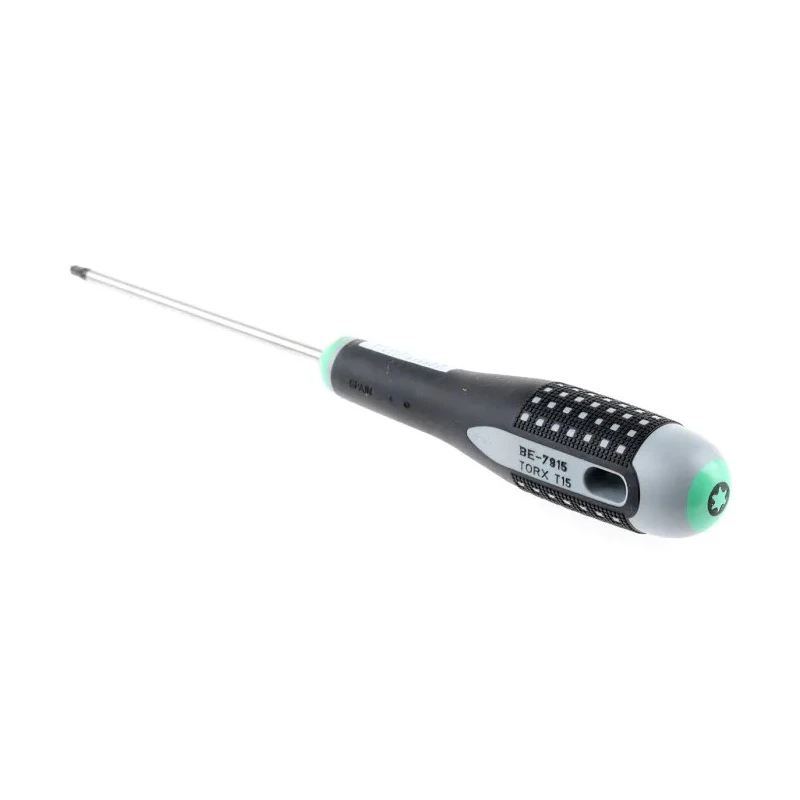 Bahco Standard Screwdriver with T15 Tip, 100 mm Blade, 222 mm Overall Length BE-7915