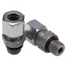 Parker Hydraulic Fitting Male G Thread, 90 Degree Angle, Steel Zinc Plated, 10 mm Hose ID GE10LREDCF