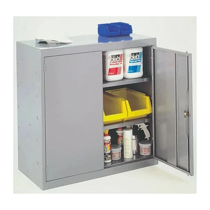 RS PRO 2 Door Mild Steel Grey Tool Locker 984 mm x 915 mm x 505 mm 263-8180