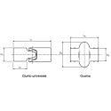 Huco Universal Joint, Plain Type, Steel, 108mm Length, 1 Joint, Max Speed 1200rpm, Max Torque 1350Nm 135.40.0000