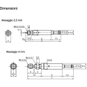 SMC 5 mm Pneumatic Piston Rod Cylinder, CJ1 Series, 40mm Length, 500 mm/s Max Piston Speed, 70°C Max Operating CJ1B4-5SU4