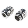 ABB Metallic Nickel Plated Brass Cable Gland M25 Thread, 6 mm Min., 11 mm Max., IP68 264-7358