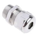 ABB Metallic Nickel Plated Brass Cable Gland M20 Thread, 6 mm Min., 9 mm Max., IP68 264-7320