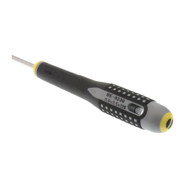 Bahco Insulated Standard Screwdriver with 125 mm Alloy Steel Blade, 228 mm Overall BE-8230