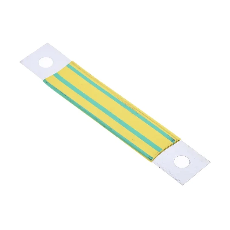 RS PRO Copper Earthing Strap Insulated with Polyolefin Sleeve for Enclosure Panels 75x13 mm 264-9219
