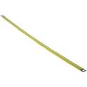 RS PRO Insulated Copper Earthing Strap with Green and Yellow Sleeve, Flat Tinned Copper, 457 x 13 mm, UL and RoHS 264-9253
