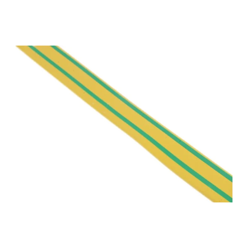 RS PRO Insulated Copper Earthing Strap with Green and Yellow Sleeve, Flat Tinned Copper, 457 x 13 mm, UL and RoHS 264-9253